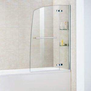 'glass-shower-screen-with-openable-hinges"