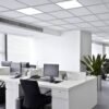 "office-with-60x60-cm-led-panel-ceiling-lights"