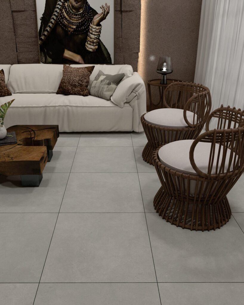 Norway Grey - 60x60 cm Matt finish floor/wall tiles ...
