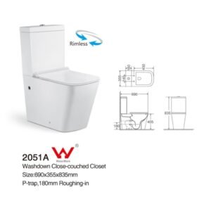 "starvoll-wc-model-2051a-rimless-water closet"