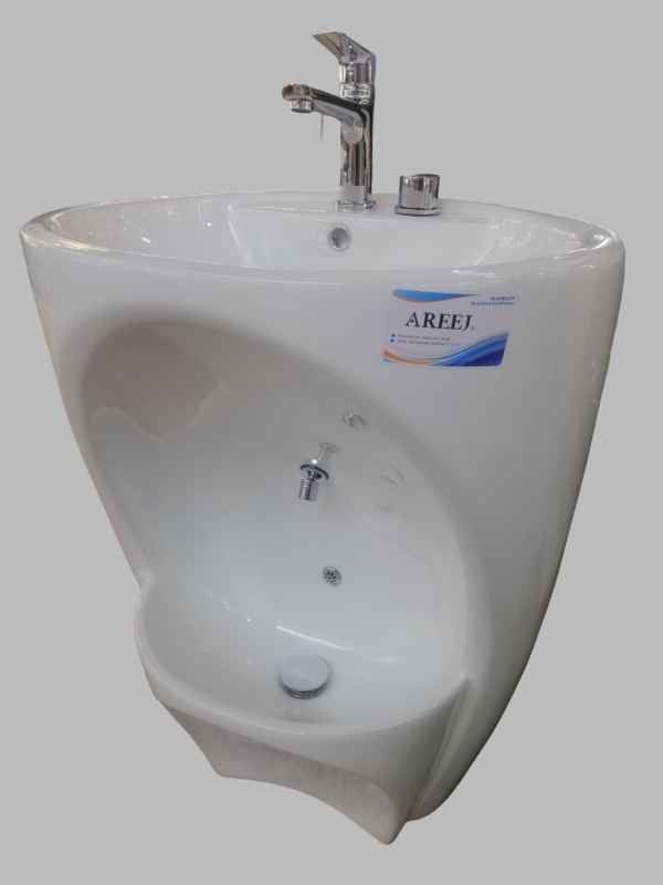 "areej-ablution-basin-freestanding-model-with-faucet-and-foot-jet"