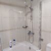 80x140 over bath shower door clear glass